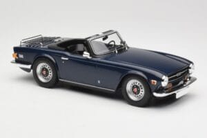 Triumph TR6 PI ダークブルー Minichamps 1:18 155132032 メタル - 画像 4/6