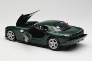 TVR Speed 12 ダークグリーン Hot Wheels 1:18 50429 メタル - 画像 5/8