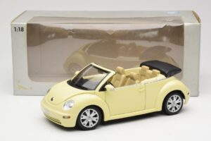 Volkswagen Beetle カブリオレ イエロー Gate 1:18 VW24108 メタル - 画像 8/8