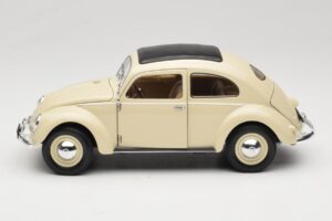 Volkswagen Beetle Type 1 Classic ホワイト Welly 1:18 18040W メタル - 画像 4/8