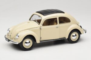 Volkswagen Beetle Type 1 Classic ホワイト Welly 1:18 18040W メタル