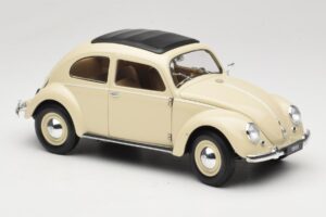Volkswagen Beetle Type 1 Classic ホワイト Welly 1:18 18040W メタル - 画像 6/8