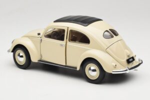 Volkswagen Beetle Type 1 Classic ホワイト Welly 1:18 18040W メタル - 画像 7/8