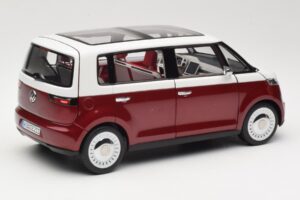 Volkswagen Bulli Minibus Concept レッド & ホワイト Norev 1:18 7E9099203BL9 メタル - 画像 3/8