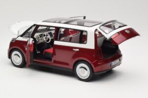 Volkswagen Bulli Minibus Concept レッド & ホワイト Norev 1:18 7E9099203BL9 メタル - 画像 5/8