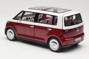 Volkswagen Bulli Minibus Concept レッド & ホワイト Norev 1:18 7E9099203BL9 メタル - 画像 7/8