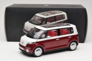 Volkswagen Bulli Minibus Concept レッド & ホワイト Norev 1:18 7E9099203BL9 メタル - 画像 8/8