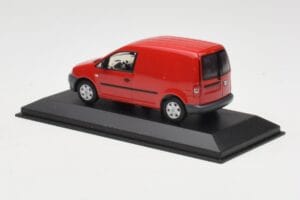 Volkswagen Caddy 2K レッド Minichamps 1:43 CADDY008 メタル - 画像 3/4