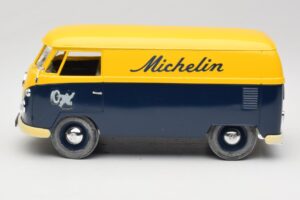 Volkswagen T1 Combi Michelin ブラック & イエロー Solido 1:18 9406 メタル - 画像 4/8