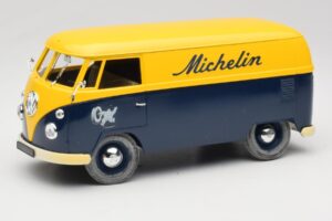 Volkswagen T1 Combi Michelin ブラック & イエロー Solido 1:18 9406 メタル