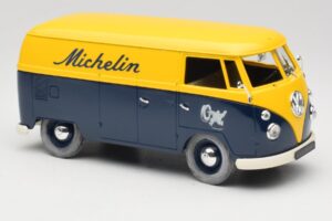 Volkswagen T1 Combi Michelin ブラック & イエロー Solido 1:18 9406 メタル - 画像 6/8