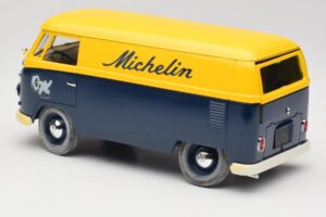 Volkswagen T1 Combi Michelin ブラック & イエロー Solido 1:18 9406 メタル - 画像 7/8