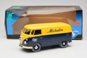 Volkswagen T1 Combi Michelin ブラック & イエロー Solido 1:18 9406 メタル - 画像 8/8