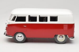 Volkswagen Combi T1 レッド & ホワイト Solido 1:18 8031 メタル - 画像 4/8