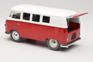 Volkswagen Combi T1 レッド & ホワイト Solido 1:18 8031 メタル - 画像 5/8