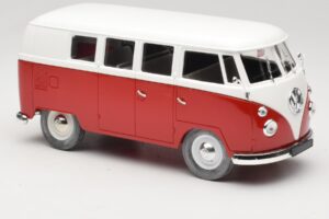 Volkswagen Combi T1 レッド & ホワイト Solido 1:18 8031 メタル - 画像 6/8