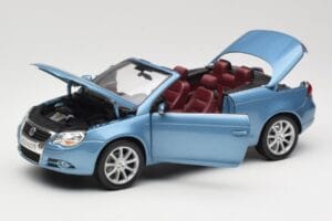 Volkswagen Eos ブルー Norev 1:18 188422 メタル - 画像 2/8