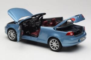 Volkswagen Eos ブルー Norev 1:18 188422 メタル - 画像 5/8