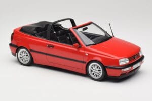 Volkswagen Golf カブリオレ Mk3 レッド Norev 1:18 188433 メタル - 画像 4/6