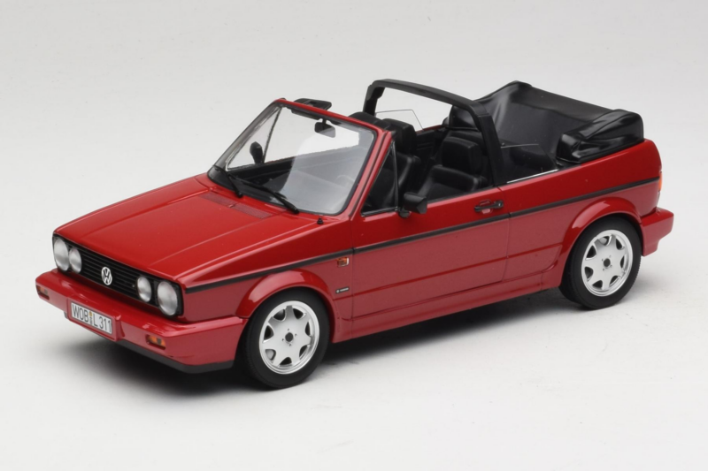 Volkswagen Golf Mk1 カブリオレ レッド Norev 1:18 Volkswagen Golf Mk1 カブリオレ レッド Norev 1:18 188626 メタル