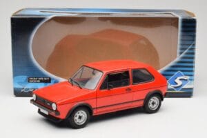 Volkswagen Golf GTI Mk1 レッド Solido 1:18 8166 メタル - 画像 8/8