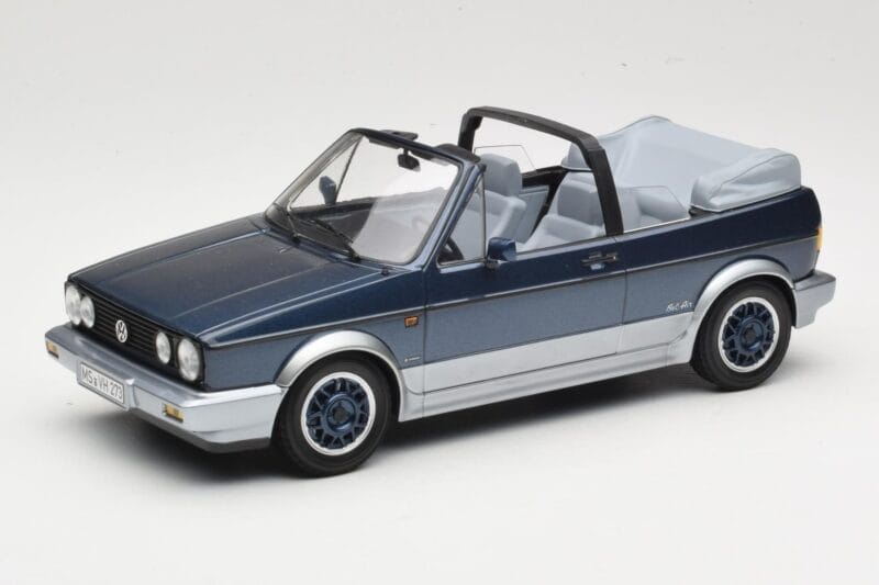 Volkswagen Golf Mk1 カブリオレ Bel Air Blue Metallic Norev 1:18 188404 メタル
