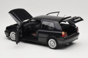 Volkswagen Golf Mk3 GTI Black Metallic Norev 1:18 188415 メタル - 画像 5/8