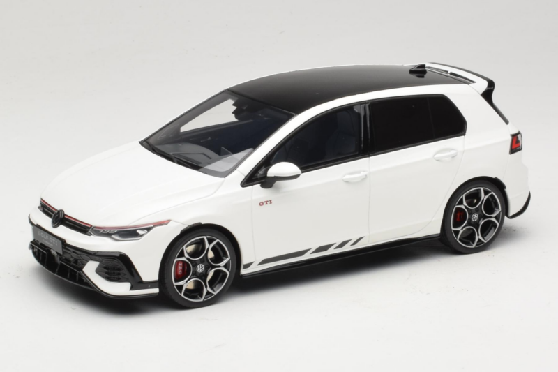 Volkswagen Golf Mk8 GTI Clubsport Pure White Otto 1:18 OT1221 レジン
