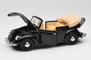 Volkswagen ビートル カブリオレ ブラック Maisto 1:18 37800-M6 メタル - 画像 2/8