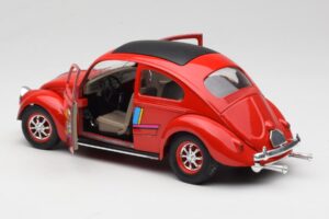 Volkswagen ビートル レッド Solido 1:18 8306 メタル - 画像 5/8