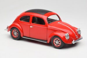 Volkswagen ビートル レッド Solido 1:18 8306 メタル - 画像 6/8