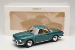 Volkswagen Karmann Ghia 1500 グリーン Norev 1:18 188648 メタル - 画像 2/8