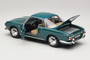 Volkswagen Karmann Ghia 1500 グリーン Norev 1:18 188648 メタル - 画像 7/8