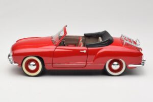 Volkswagen Karmann Ghia カブリオレ レッド Solido 1:18 8058 メタル - 画像 4/8