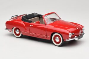 Volkswagen Karmann Ghia カブリオレ レッド Solido 1:18 8058 メタル - 画像 6/8