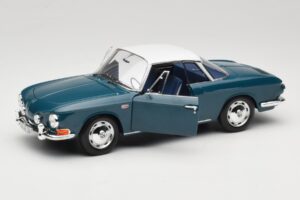 Volkswagen Karmann Ghia Type 34 1500 Sea Blue Norev 1:18 188646 メタル - 画像 2/8