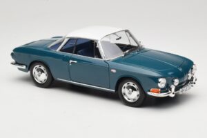 Volkswagen Karmann Ghia Type 34 1500 Sea Blue Norev 1:18 188646 メタル - 画像 6/8