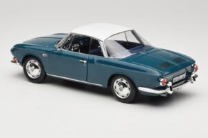 Volkswagen Karmann Ghia Type 34 1500 Sea Blue Norev 1:18 188646 メタル - 画像 7/8