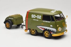 Volkswagen Kool Kombi Army Fighter Green Solido 1:18 S1810901 メタル - 画像 6/8