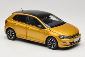 Volkswagen Polo Plus イエロー OEM 1:18 ZVY000009GEL メタル - 画像 6/8