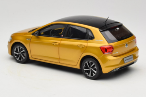Volkswagen Polo Plus イエロー OEM 1:18 ZVY000009GEL メタル - 画像 7/8