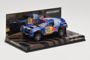 Volkswagen Race Touareg #103 B. Saby / R. Perin Winner Rally Por Las Pampas 2005 Minichamps 1:43 436055303 メタル - 画像 2/4