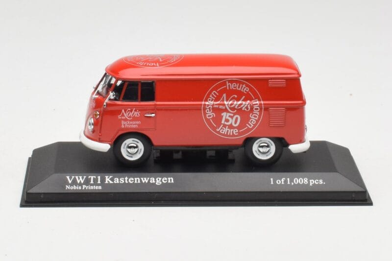 Volkswagen T1 Panel Van Nobis Printen Minichamps 1:43 430052212 メタル