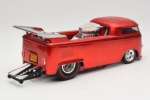 Volkswagen T1 Truck レッド Hot Wheels 1:18 J2895 メタル - 画像 3/8