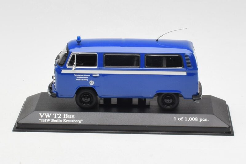 Volkswagen T2 Bus THW Minichamps 1:43 400053094 メタル
