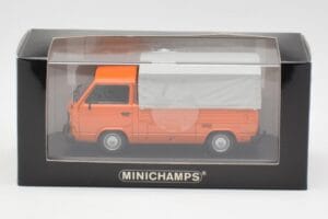Volkswagen T3 フラットベッド オレンジ Minichamps 1:43 400055200 メタル - 画像 4/4