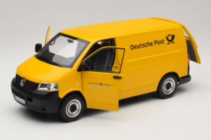 Volkswagen T5 Transporter Deutsche Post Norev 1:18 188617 メタル - 画像 8/9