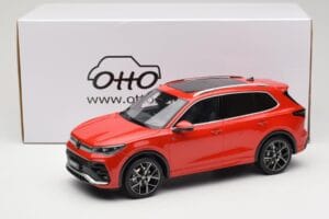 Volkswagen Tiguan eTSI R-Line Persimmon Red Metallic Otto 1:18 OT489 レジン - 画像 6/6
