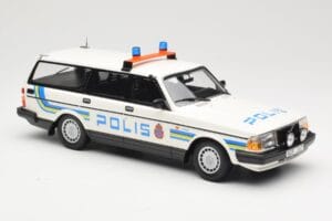 Volvo 240 GL ステーションワゴン Polis Sweden Minichamps 1:18 155171480 メタル - 画像 4/6