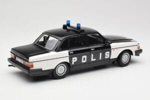 Volvo 240 GL Polis Sweden ブラック Minichamps 1:18 155171497 メタル - 画像 2/6
